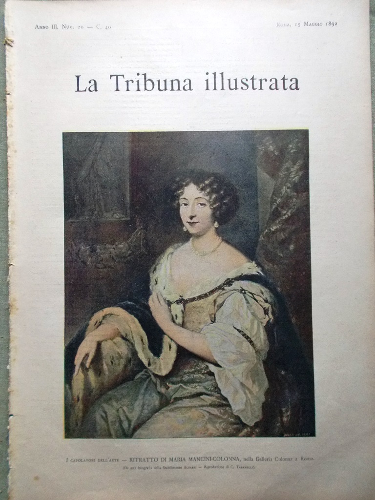 La Tribuna Illustrata 15 Maggio 1892 Giolitti Camera Italiana a …