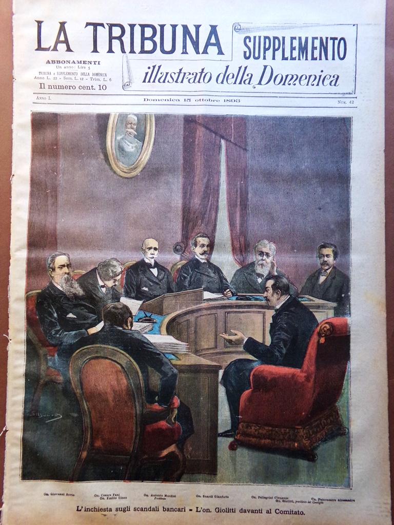 La Tribuna Illustrata 15 Ottobre 1893 Flammarion Fine del Mondo …