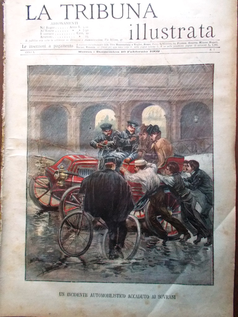 La Tribuna Illustrata 16 Febbraio 1902 Cina Feroci Foro Romano …