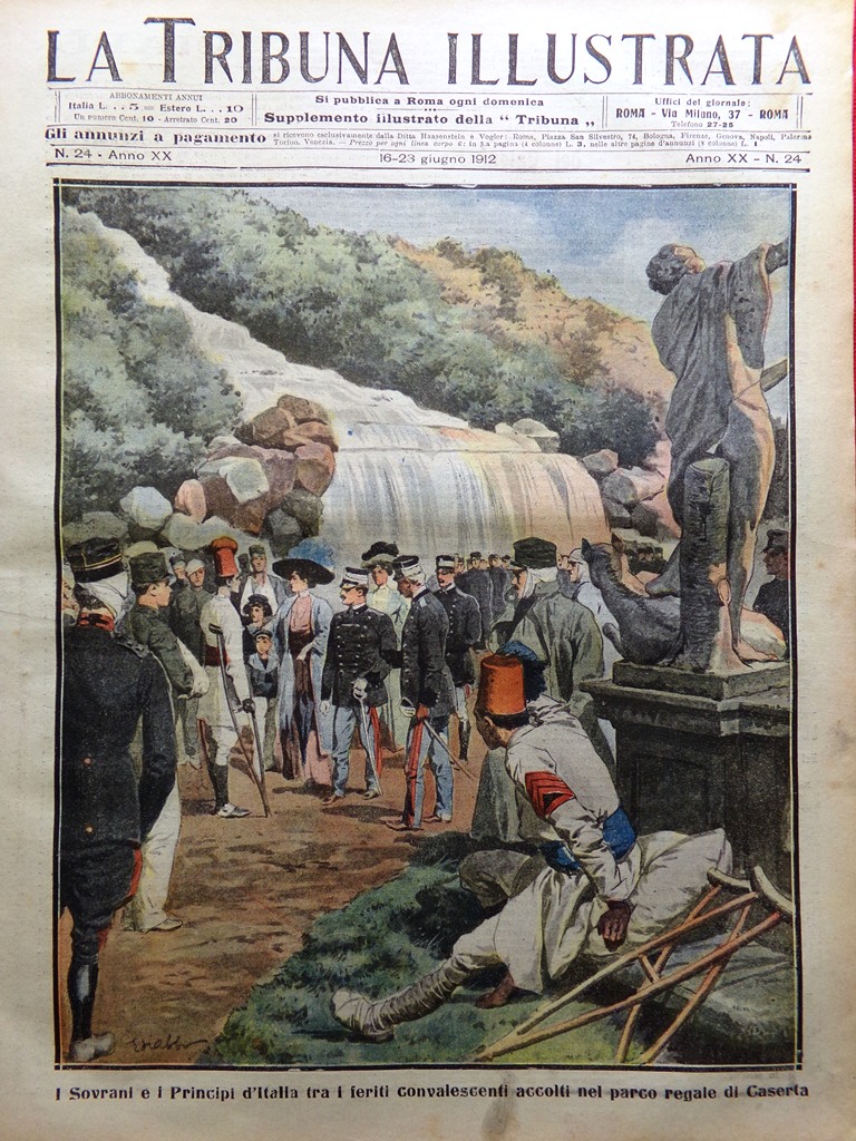 La Tribuna Illustrata 16 Giugno 1912 Foreste Americane Arte Tripolitania …