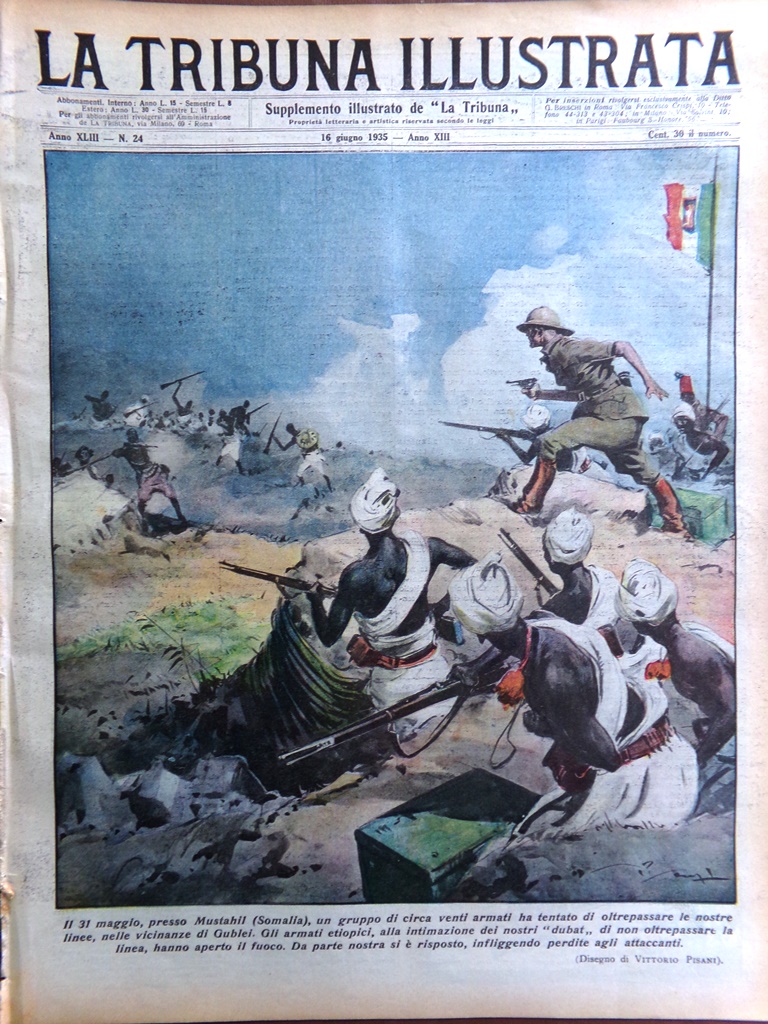 La Tribuna Illustrata 16 Giugno 1935 Castiglioni Nuvolari Isola d'Ischia …