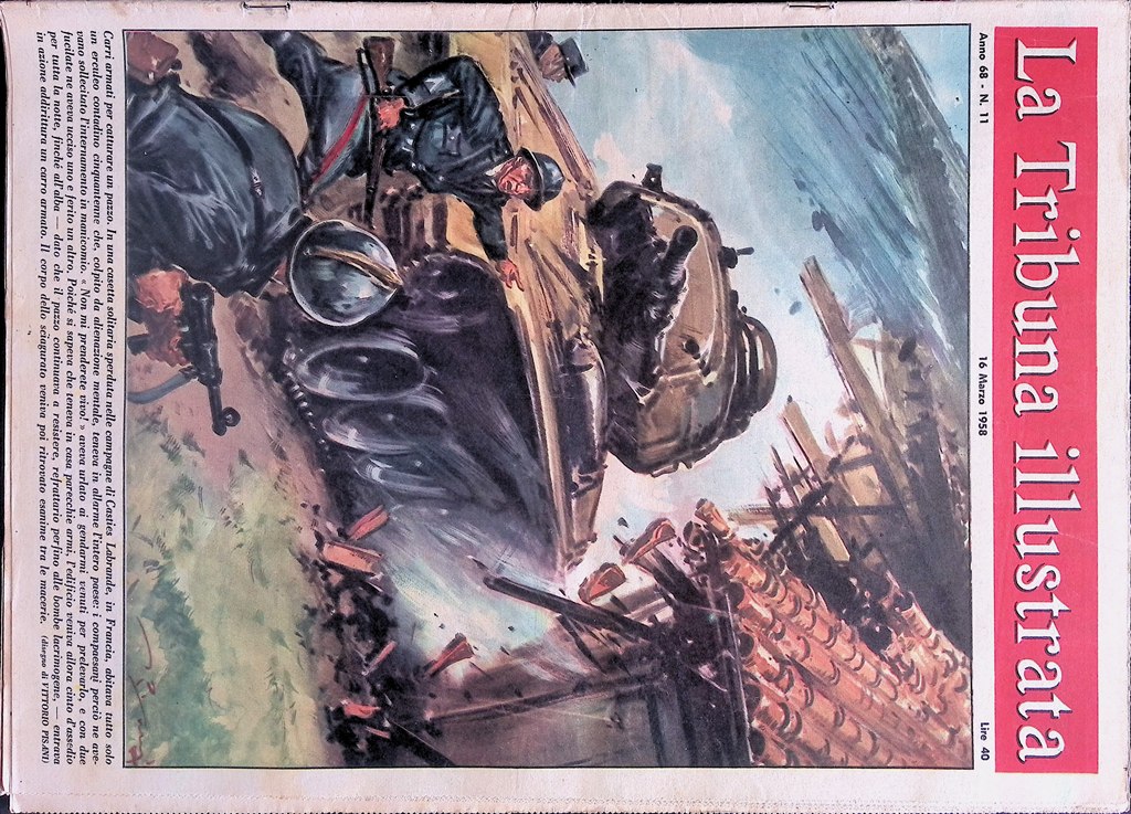 La Tribuna Illustrata 16 Marzo 1958 Casties Labrande Rigi Teddy …