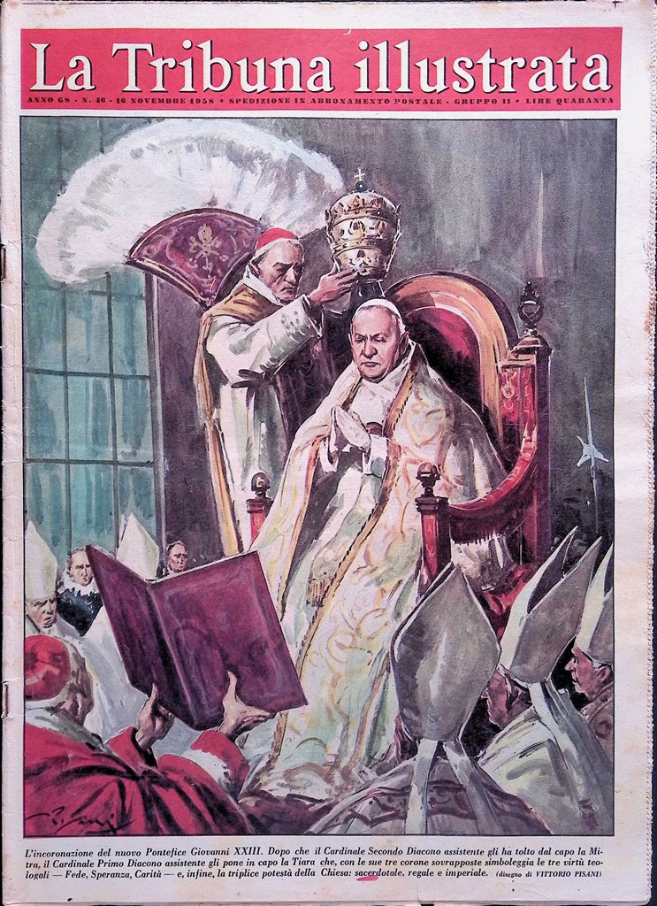 La Tribuna Illustrata 16 Novembre 1958 Incoronazione Giovanni XXIII Michel …