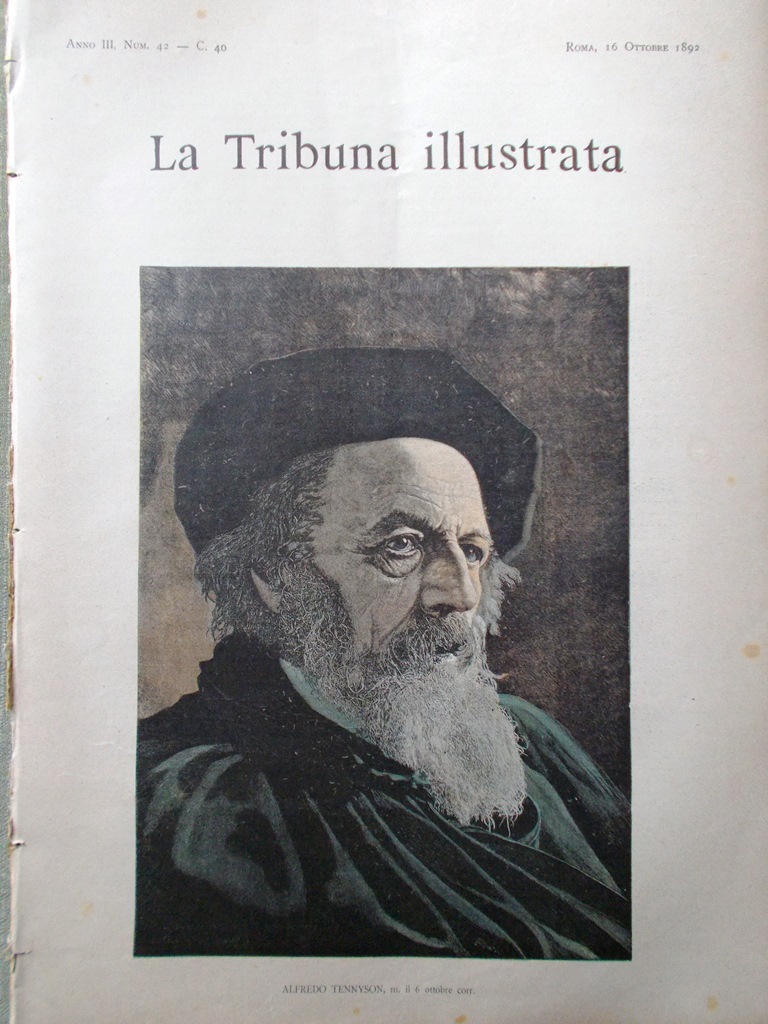 La Tribuna Illustrata 16 Ottobre 1892 Paesi Nilo Alfred Tennyson …