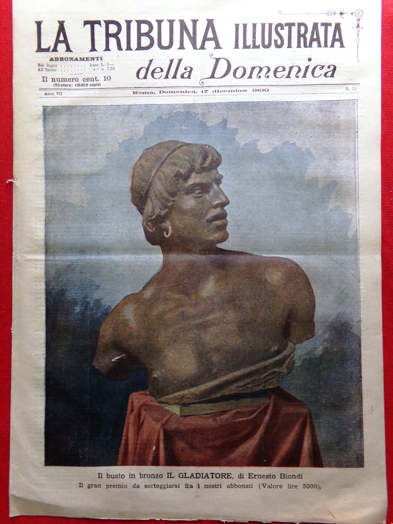 La Tribuna Illustrata 17 Dicembre 1899 Processo di Notarbartolo Motocicli …