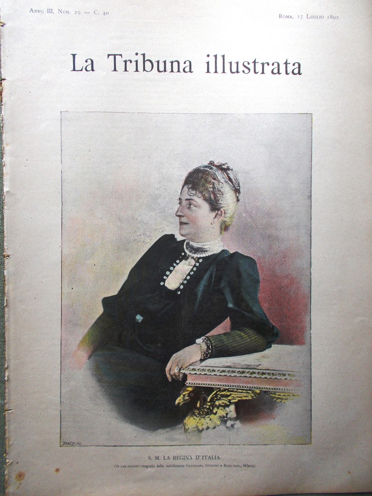 La Tribuna Illustrata 17 Luglio 1892 Centenario Scoperta America Colombo …
