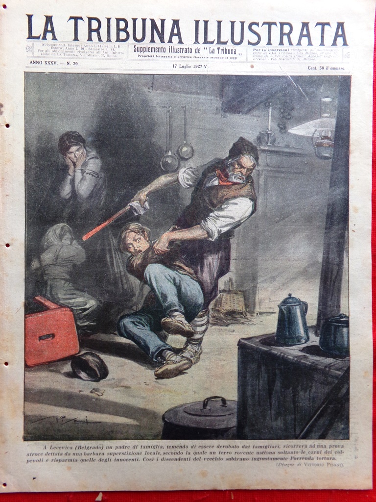 La Tribuna Illustrata 17 Luglio 1927 Naldi Charlot Fatty Sibilla …