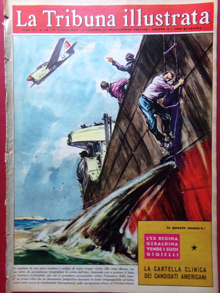 La Tribuna Illustrata 17 Luglio 1960 Sorge Campari Hollywood Geraldina …