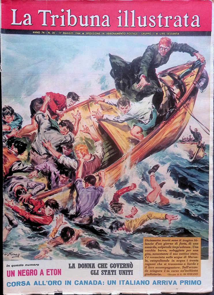 La Tribuna Illustrata 17 Maggio 1964 Irene Borbone Timmins Johnson …