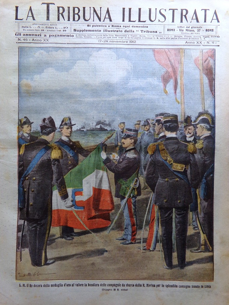 La Tribuna Illustrata 17 Novembre 1912 Petrovich Petrella Scavi a …