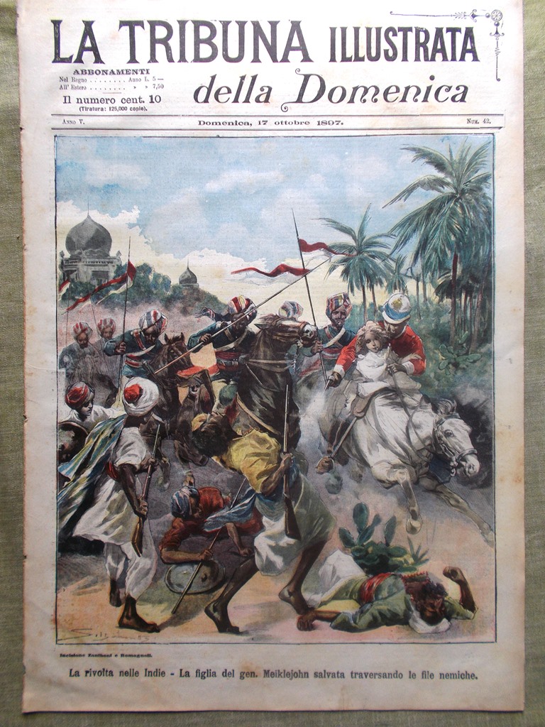 La Tribuna Illustrata 17 Ottobre 1897 Denver Rivolta Indie Antonio …