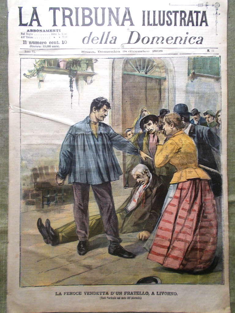 La Tribuna Illustrata 18 Dicembre 1898 Adelina Patti Pseno Evangelisti …