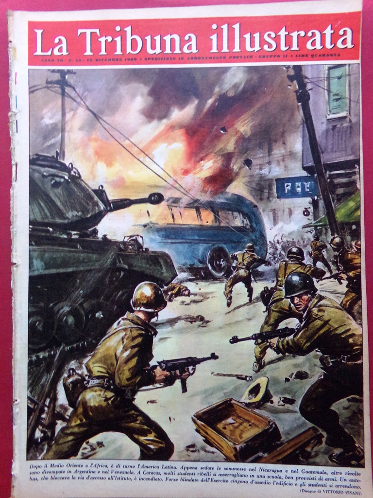 La Tribuna Illustrata 18 Dicembre 1960 Autostrada Sole Locatelli Regali …