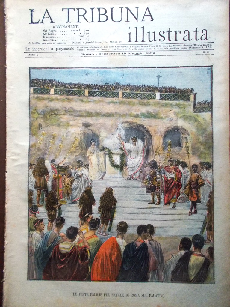 La Tribuna Illustrata 18 Maggio 1902 Natale Roma Diritto Russia …