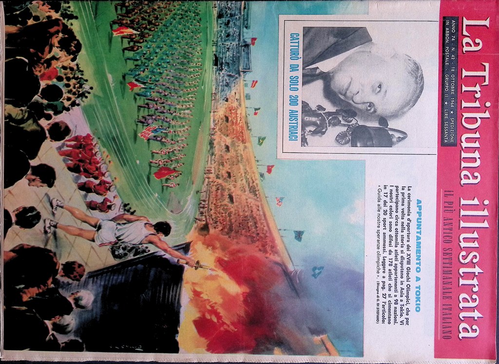 La Tribuna Illustrata 18 Ottobre 1964 Olimpiadi Mao Zedong Autosole …