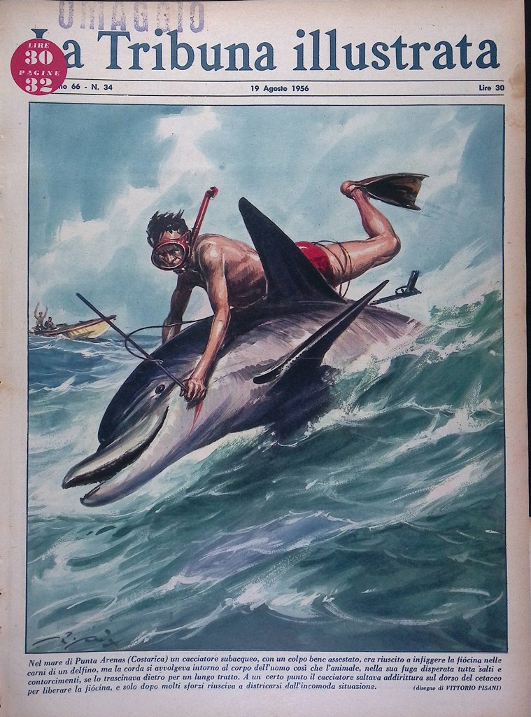 La Tribuna Illustrata 19 Agosto 1956 Leone Sauli Petterson Acqua …