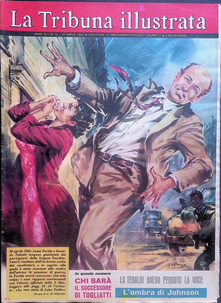 La Tribuna Illustrata 19 Aprile 1964 Ferida Newman Finney Labia …