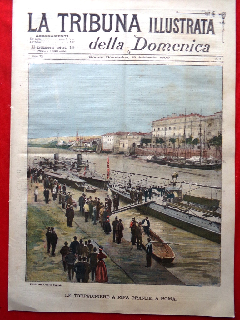 La Tribuna Illustrata 19 Febbraio 1899 Scuola Scherma Buenos Aires …