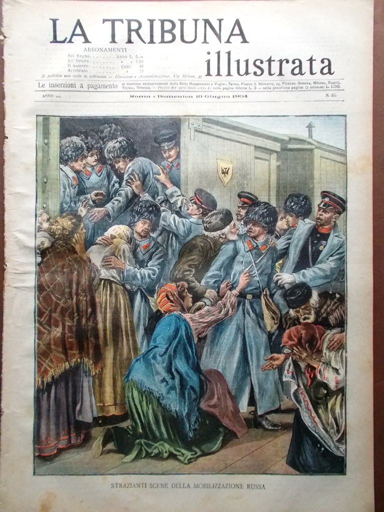La Tribuna Illustrata 19 Giugno 1904 Panificio di Catania Macedonia …