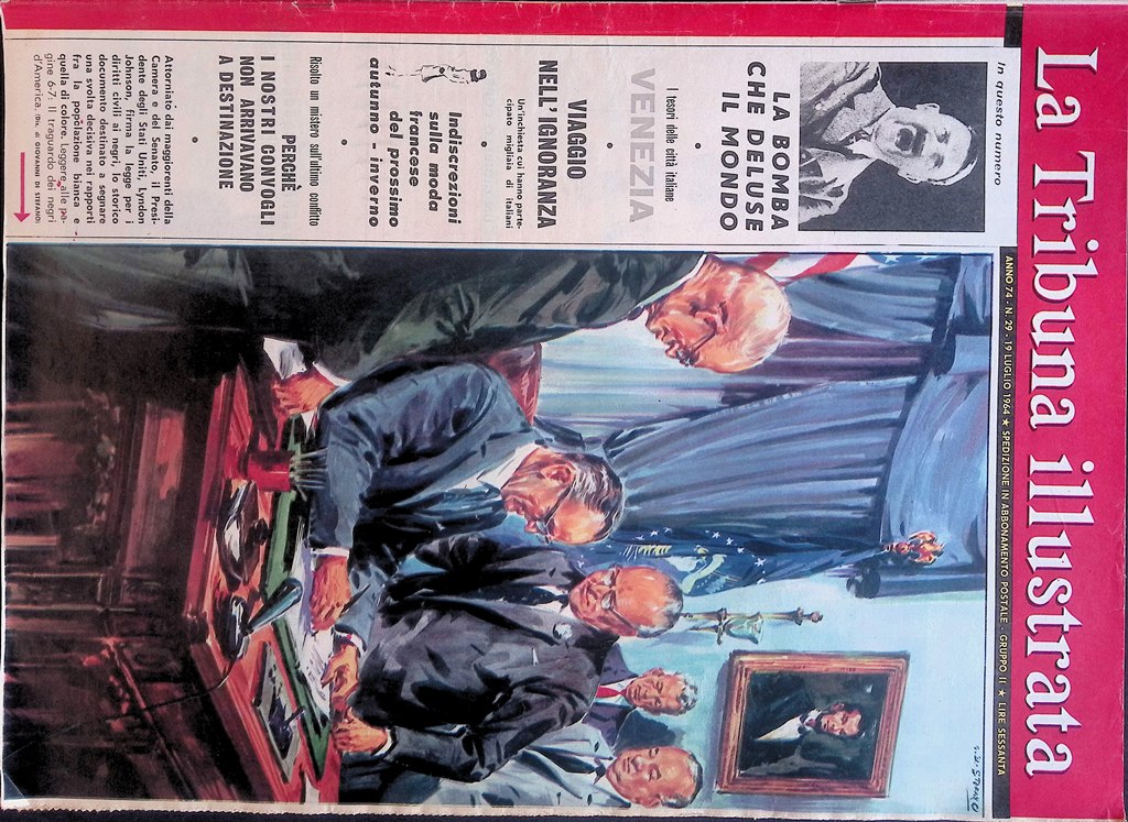 La Tribuna Illustrata 19 Luglio 1964 Johnson Diritti ai Neri …