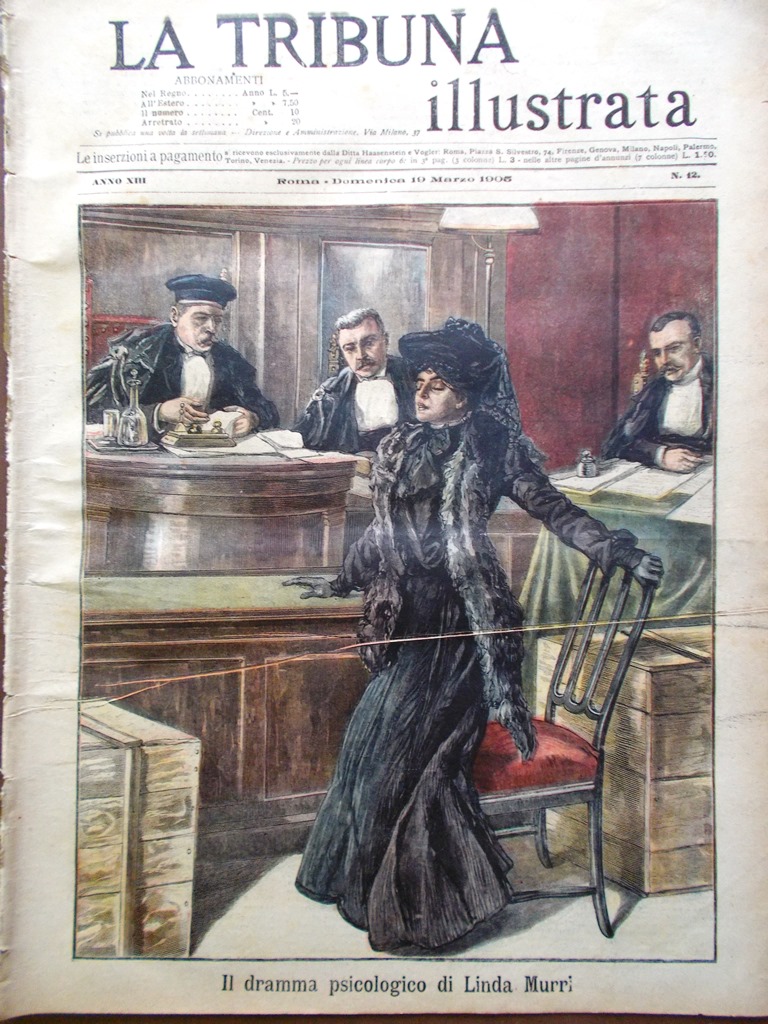 La Tribuna Illustrata 19 Marzo 1905 Murri Pompei Ford Conti …