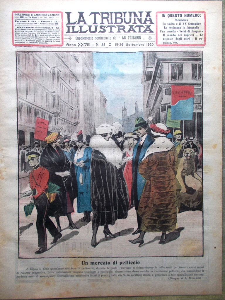 La Tribuna Illustrata 19 Settembre 1920 Lavoro Campi Germania Marino …