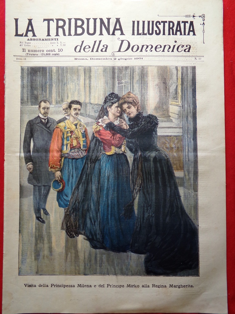 La Tribuna Illustrata 2 Giugno 1901 Nave Margherita Isola Santo …
