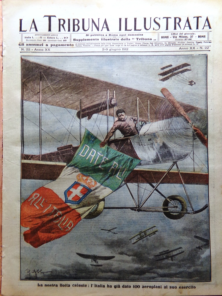 La Tribuna Illustrata 2 Giugno 1912 Colosso Rodi De Marinis …