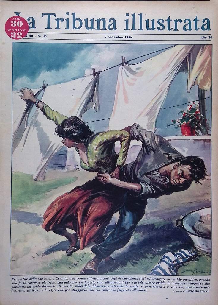 La Tribuna Illustrata 2 Settembre 1956 Carbone Messe Artigiani Medusa …