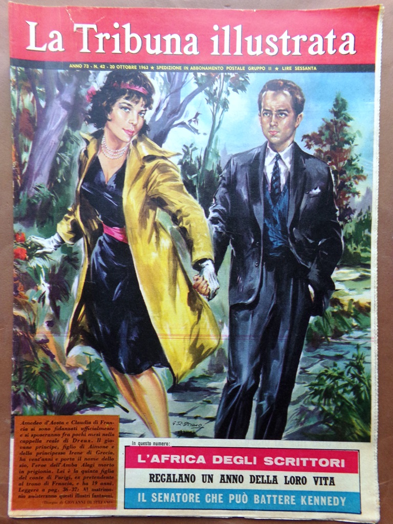 La Tribuna Illustrata 20 Ottobre 1963 Goldwater Karate Africa Scrittori …