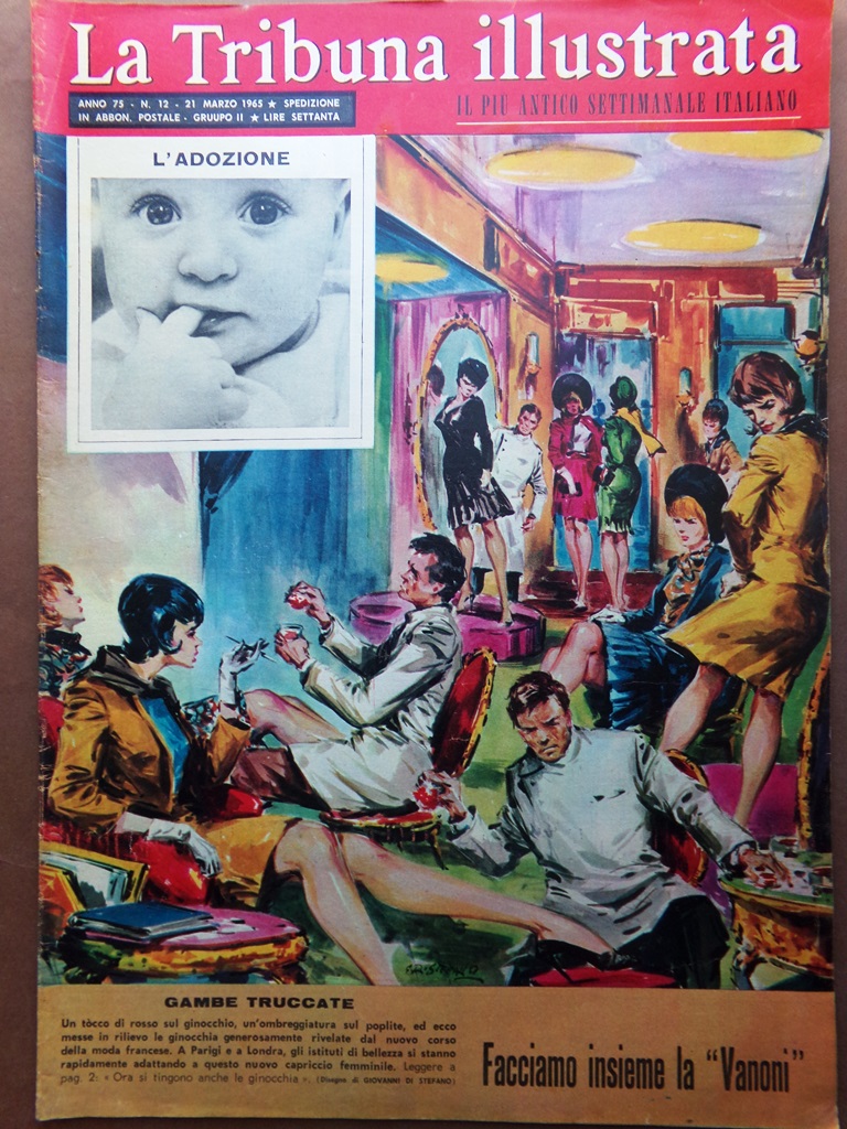 La Tribuna Illustrata 21 Marzo 1965 Johnson Adozione Wayne Eurofestival …