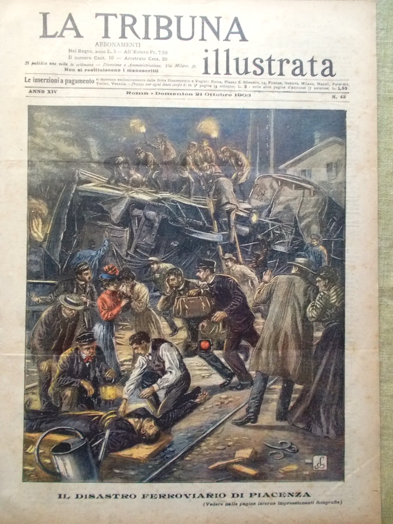 La Tribuna Illustrata 21 Ottobre 1906 Adelaide Ristori Mormoni Disastro …
