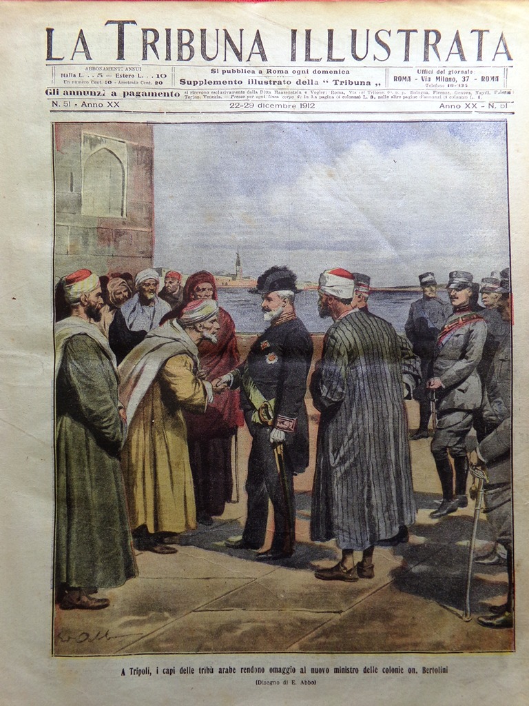 La Tribuna Illustrata 22 Dicembre 1912 Villa Madama Scavi Pompei …