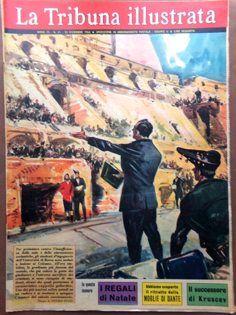 La Tribuna Illustrata 22 Dicembre 1963 Regali Papa Sposa di …