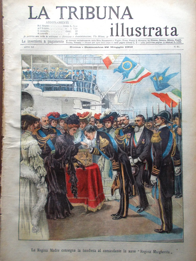 La Tribuna Illustrata 22 Maggio 1904 Mor Jokai Henry Morton …