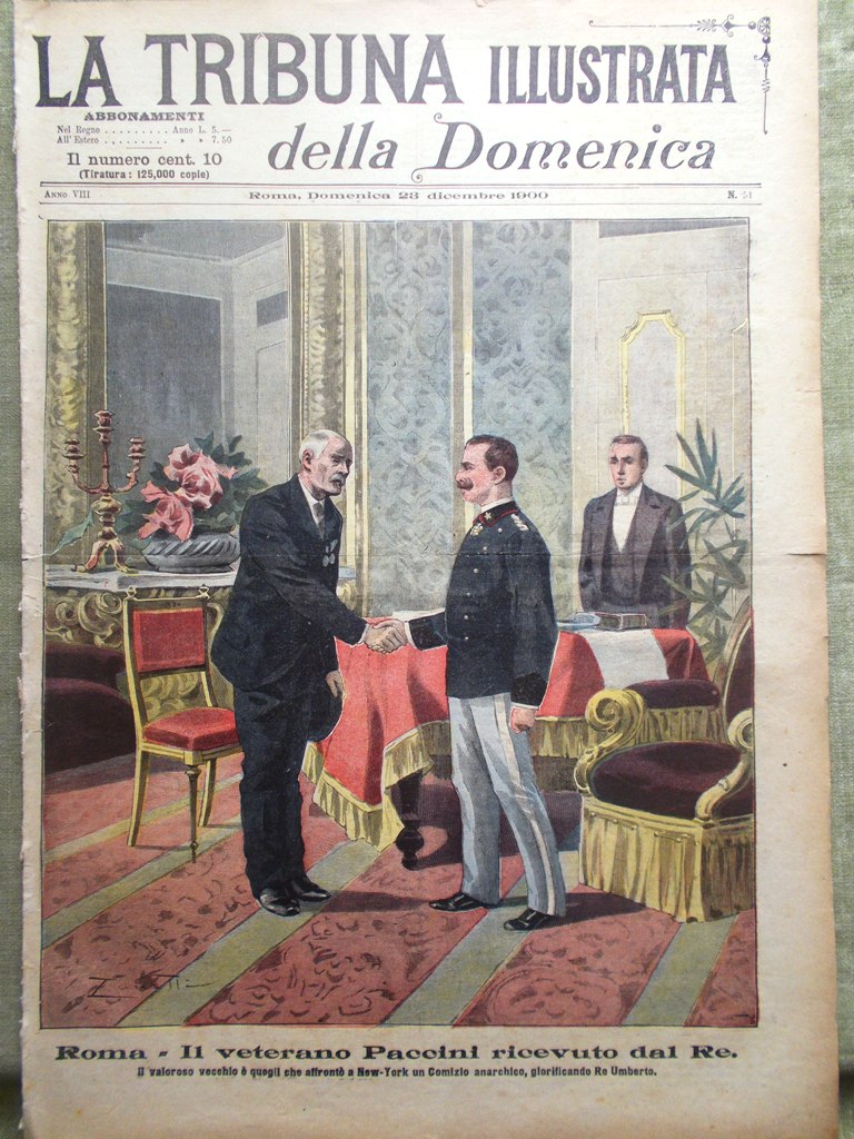 La Tribuna Illustrata 23 Dicembre 1900 Veterano Paccini Re Inverno …