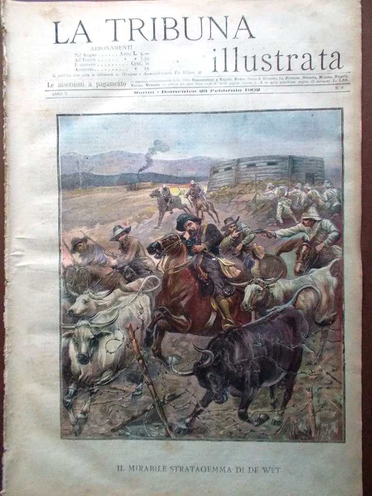 La Tribuna Illustrata 23 Febbraio 1902 Cina Dufferin Siamesi Michele …