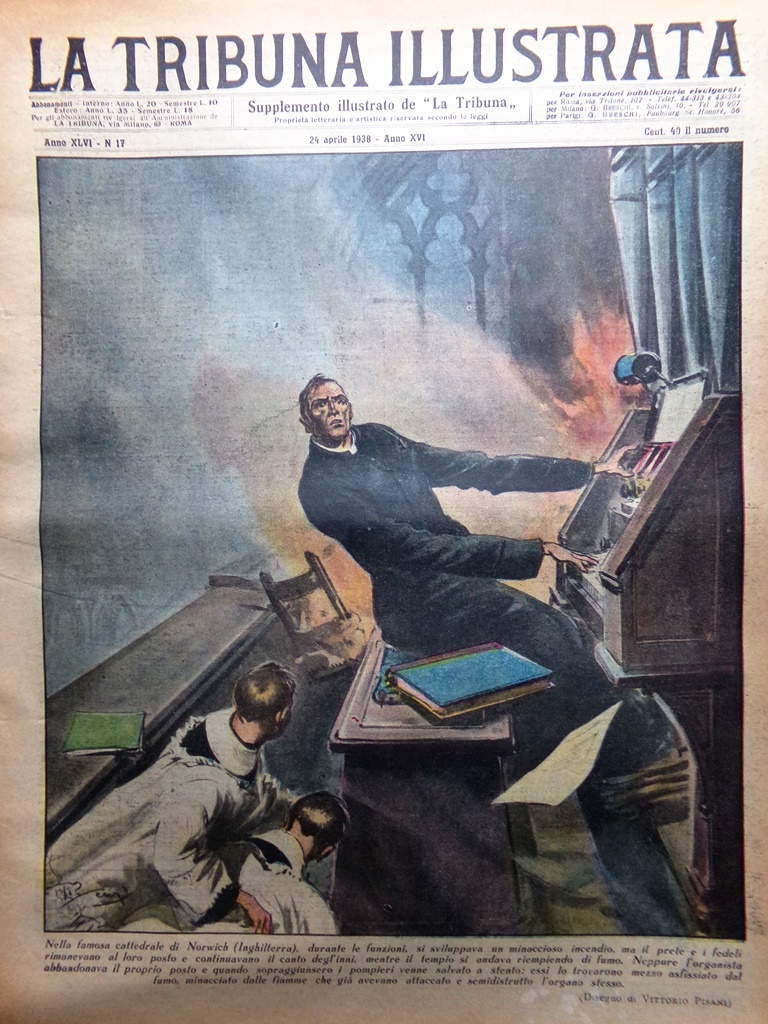 La Tribuna Illustrata 24 Aprile 1938 Gesù Pomezia Agro Termiti …