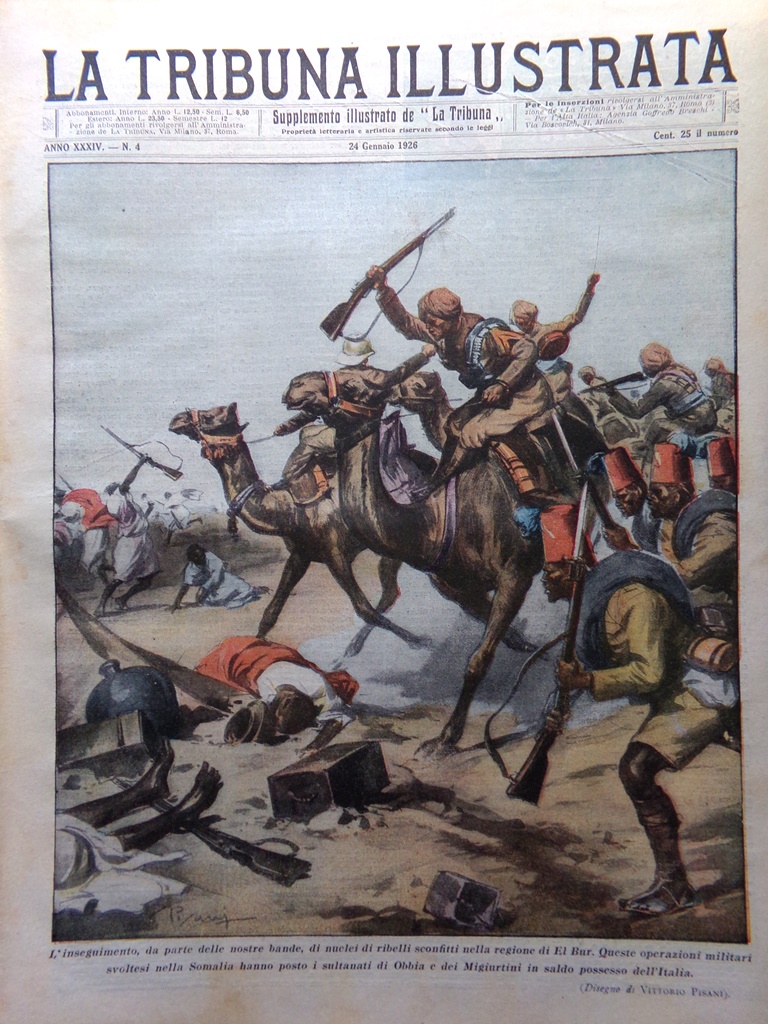 La Tribuna Illustrata 24 Gennaio 1926 El Bur Baltico Neve …