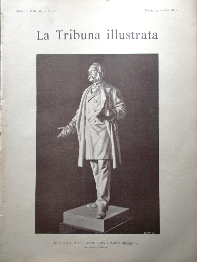 La Tribuna Illustrata 24 Luglio 1892 Eruzione Etna e Vesuvio …