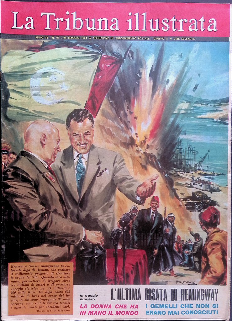 La Tribuna Illustrata 24 Maggio 1964 Pumar Assuan Times Walker …