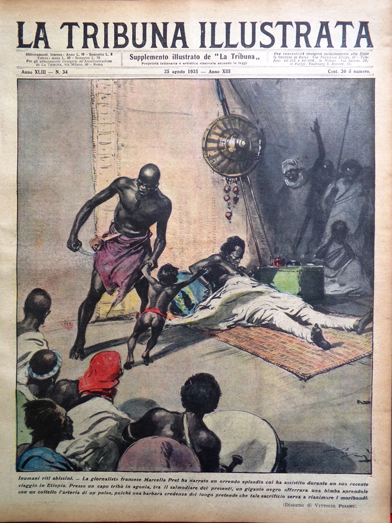La Tribuna Illustrata 25 Agosto 1935 Caselli Gibilterra Varzi Nuvolari …