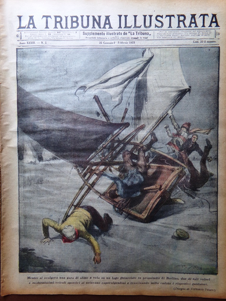 La Tribuna Illustrata 25 Gennaio 1925 Gandhi Ku Klux Klan …