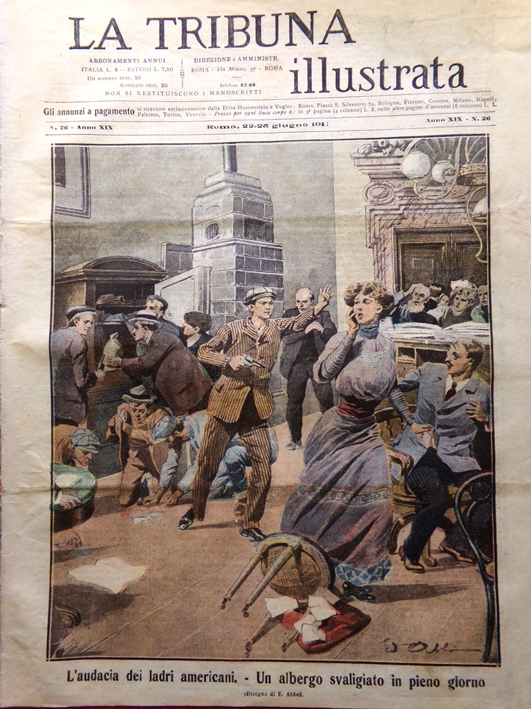 La Tribuna Illustrata 25 Giugno 1911 D'Annunzio Capponcina Genzano Frey …