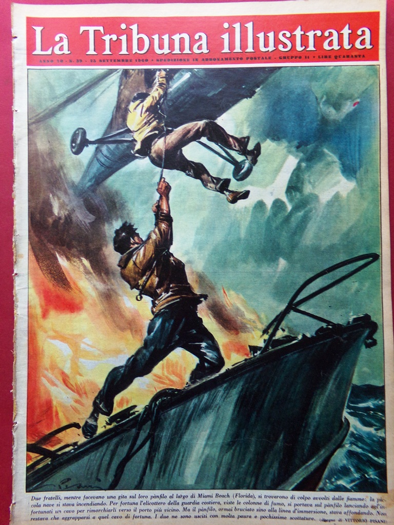 La Tribuna Illustrata 25 Settembre 1960 Rudolph Muenemann Città Italiche …