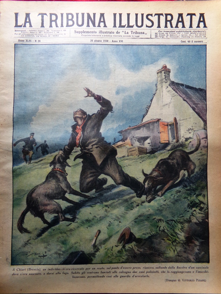 La Tribuna Illustrata 26 Giugno 1938 Gustavo V Mietitura Pirro …