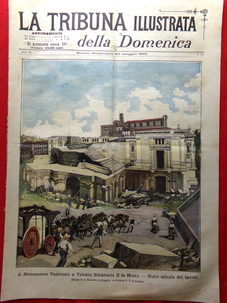 La Tribuna Illustrata 26 Maggio 1901 Vittorio Emanuele Major Taylor …