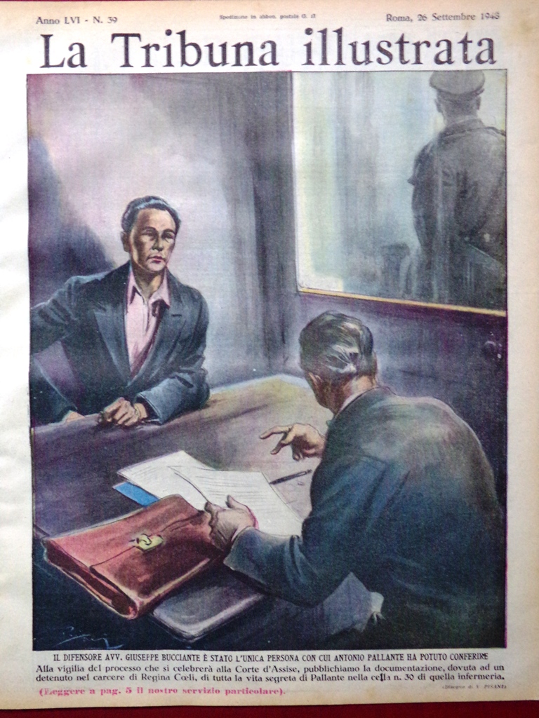 La Tribuna Illustrata 26 Settembre 1948 Pallante Apocalisse Carcere Minori …