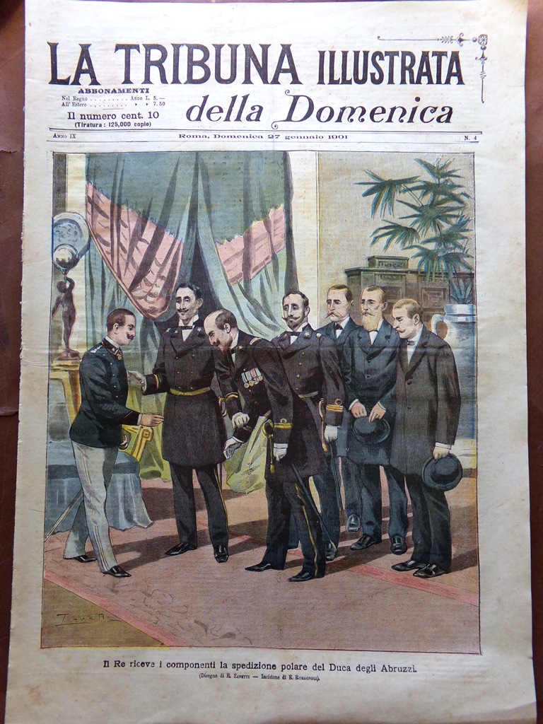 La Tribuna Illustrata 27 Gennaio 1901 Morte Regina Vittoria Bocklin …
