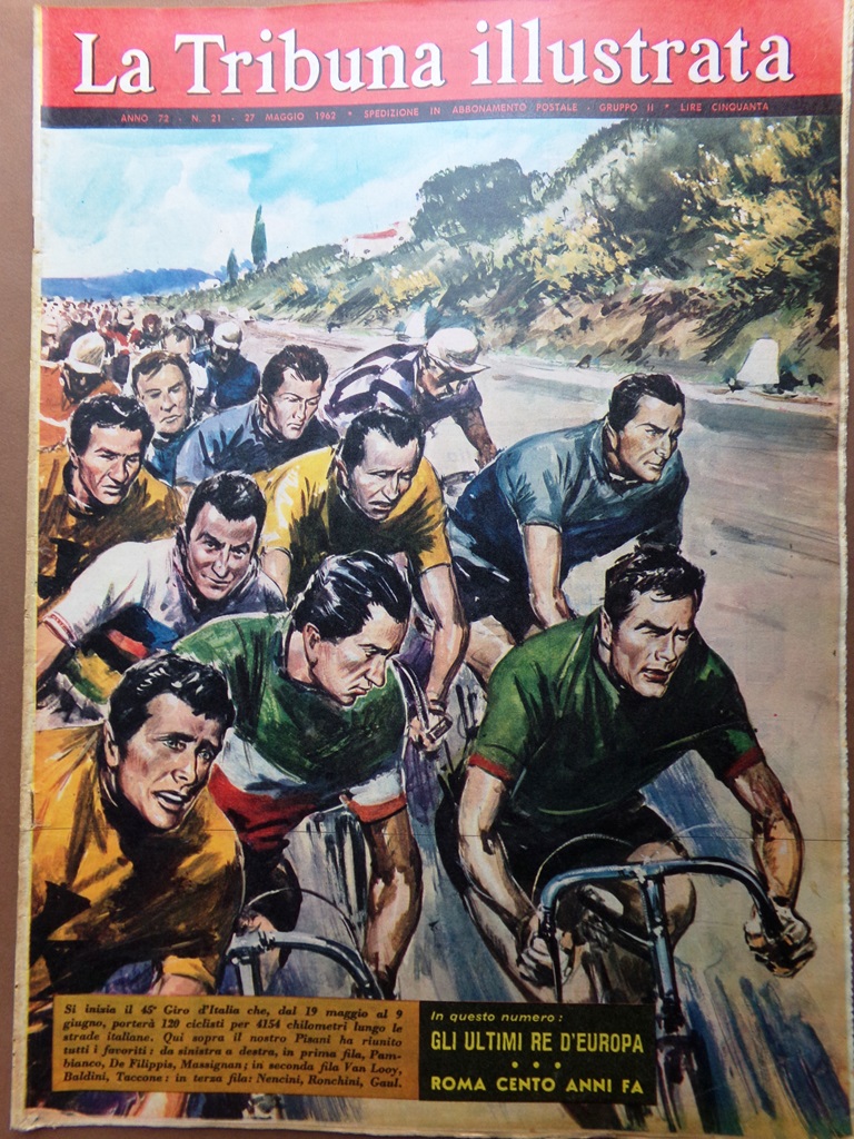 La Tribuna Illustrata 27 Maggio 1962 Giro Abbazia Montecassino Marilyn …